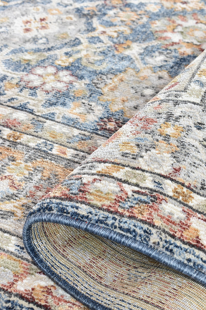 Hot Sale! Medina Machine-Made Polypropylene Dark Blue Floor Rug A156A for Elegant Living Spaces