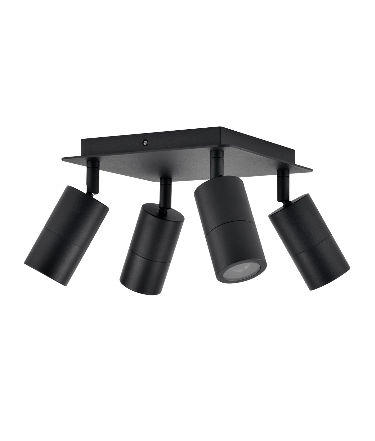 Black GU10 Exterior Adjustable Head Bar Lights - IP44, 2-Year Warranty