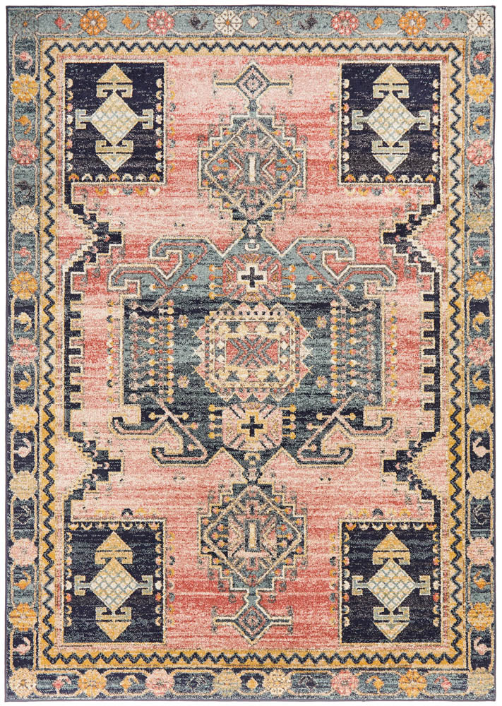 Turkish Crafted Legacy 852 Earth-Style Polypropylene Distressed Rug
