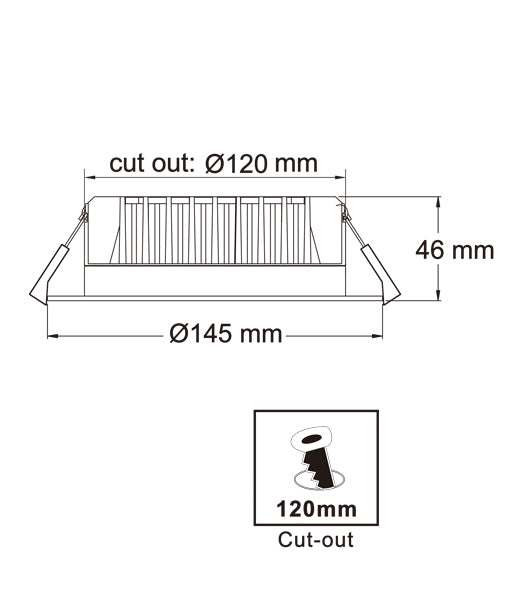 LED Recessed Downlights with Motion Sensor: Ideal for Efficient Lighting