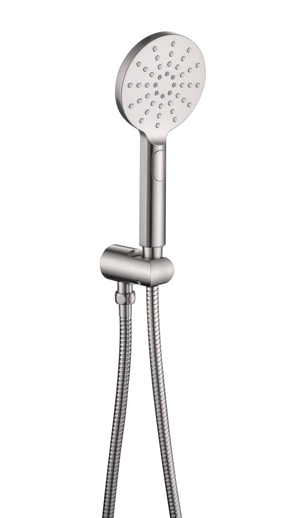 Brushed Nickel Mica Wide Hand Shower - Upgrade Your Shower Now!