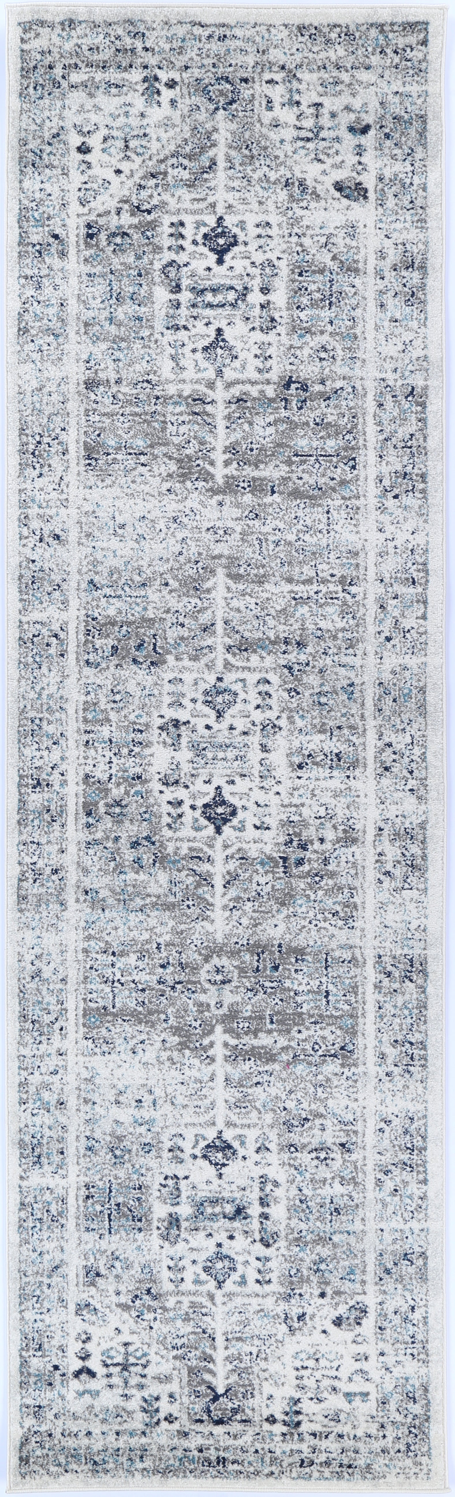 Trendy Blue Traditional Cream Rug from Ligures Collection - Ideal for Home Decor