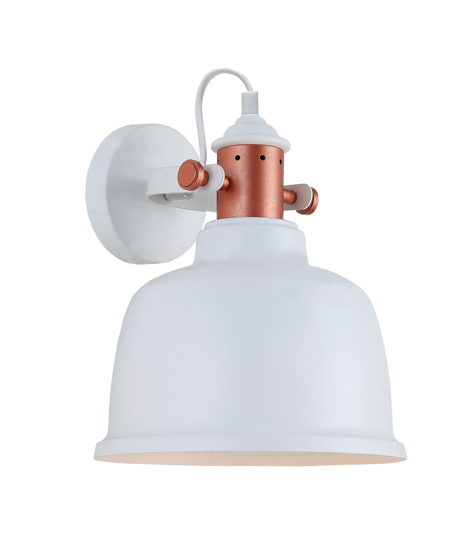 ALTA Interior Adjustable Bell Wall Lights with Copper Accents - Great Deal!