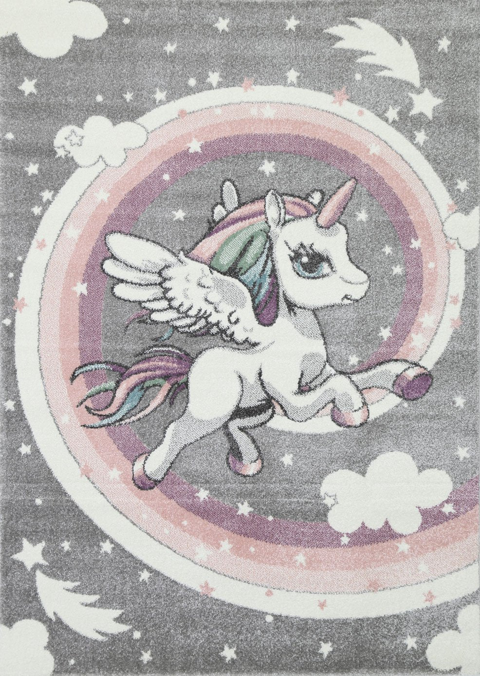 Rainbow Unicorn Kids Rug - Nova Brand for Youngsters