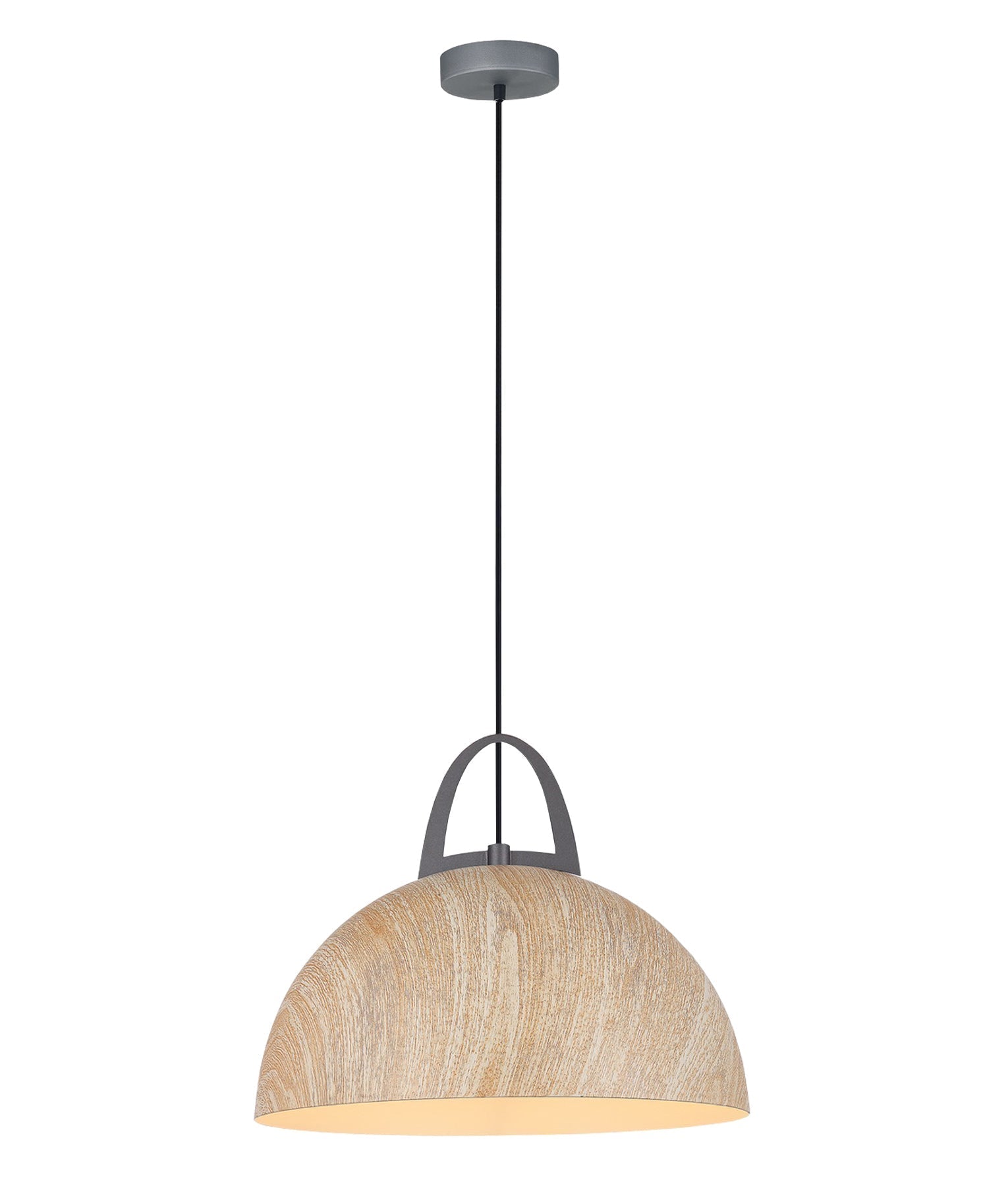 LEGNA: Vintage-Style Aluminium Dome-Shaped Single Pendant Light for Interior