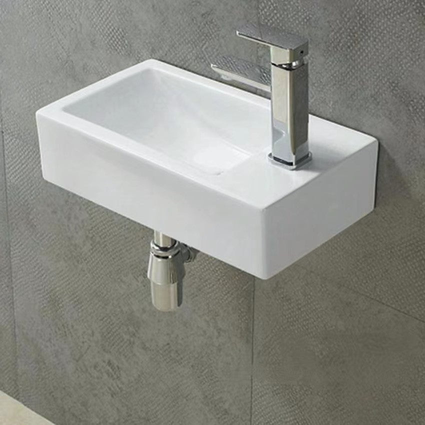 Hot Sale! MINI Left-Handed Rectangle Wall Hung Basin (455x250x120)