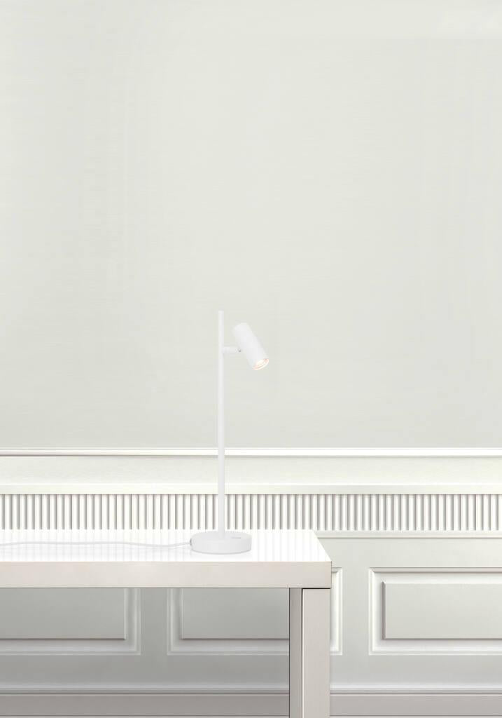 Omari Nordic-Style Table Lamp in Elegant Black and White
