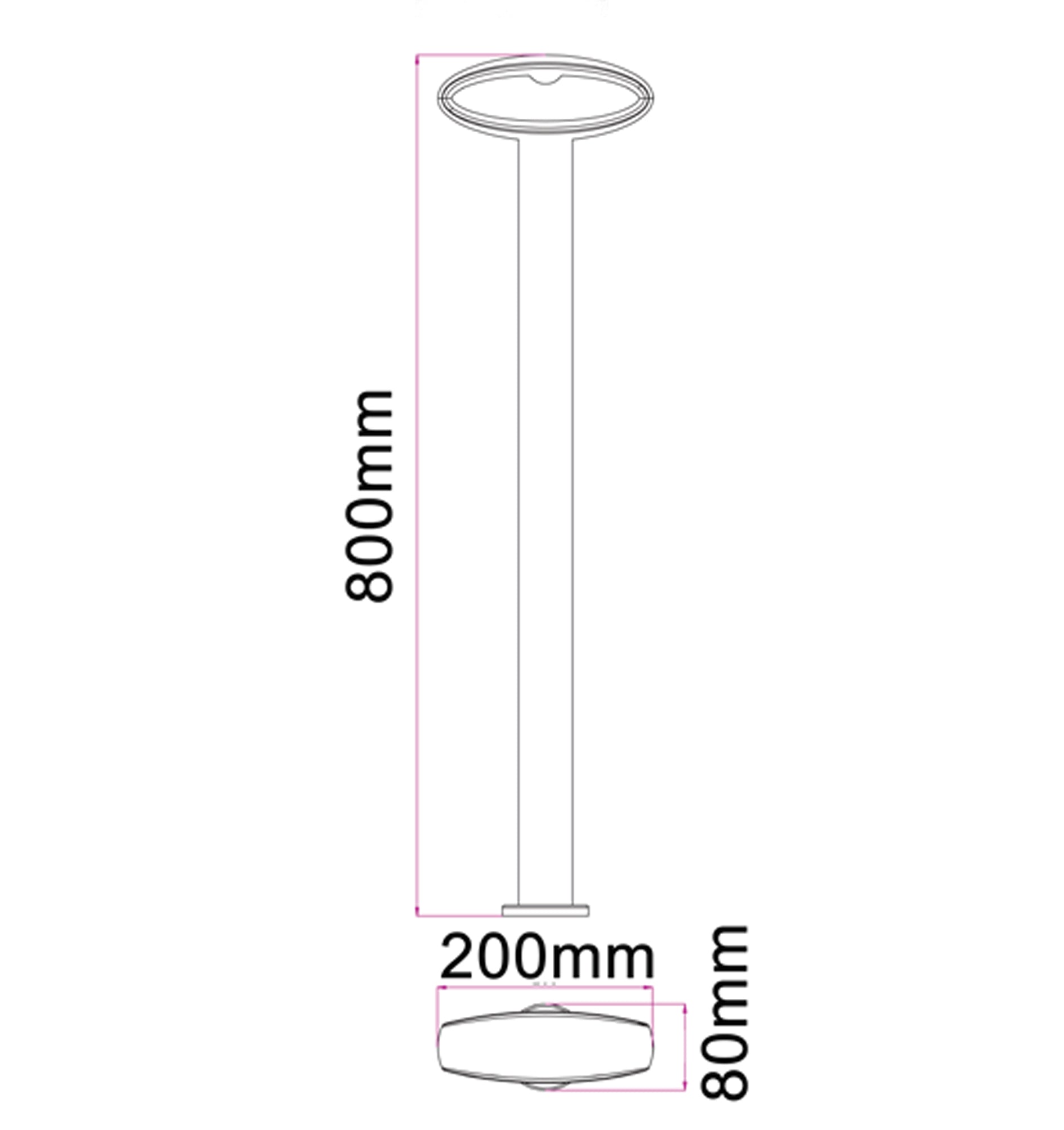 Hot Sale! Horus IP54 LED Surface - Mounted Open Oval Bollard Lights for Outdoor Use
