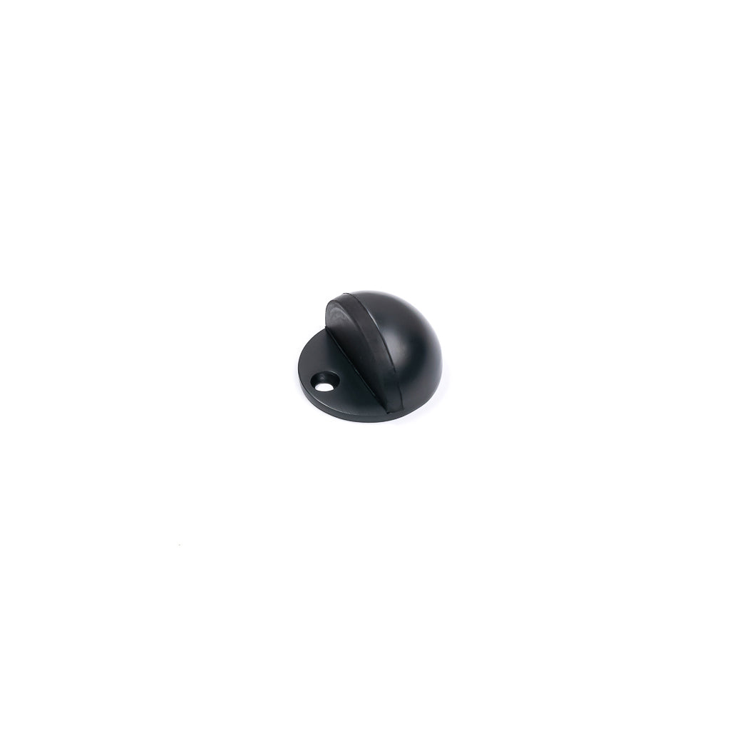Amazing Half Moon Door Stop - Satin Brass & Matt Black