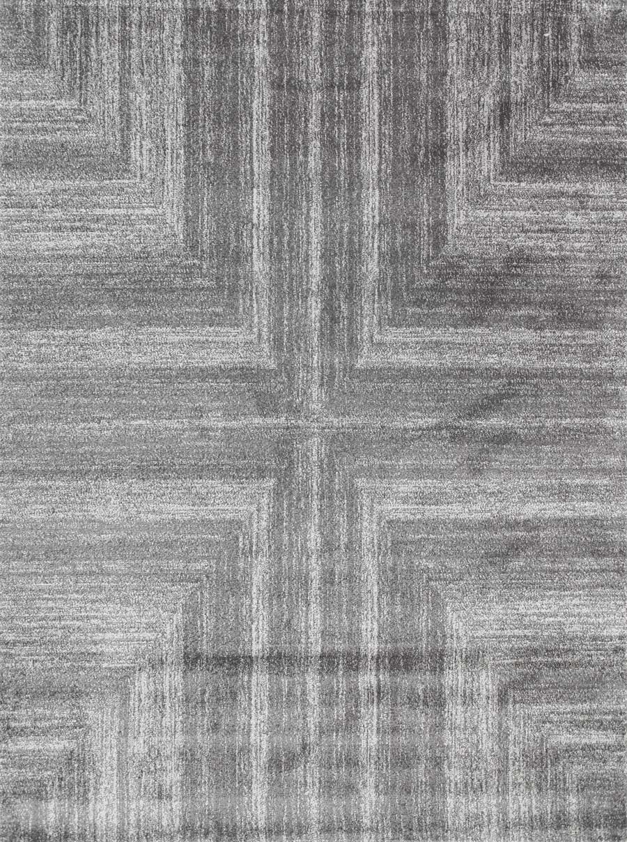 Moreau Sainte Contemporary Rug in Charcoal - Durable and Stylish