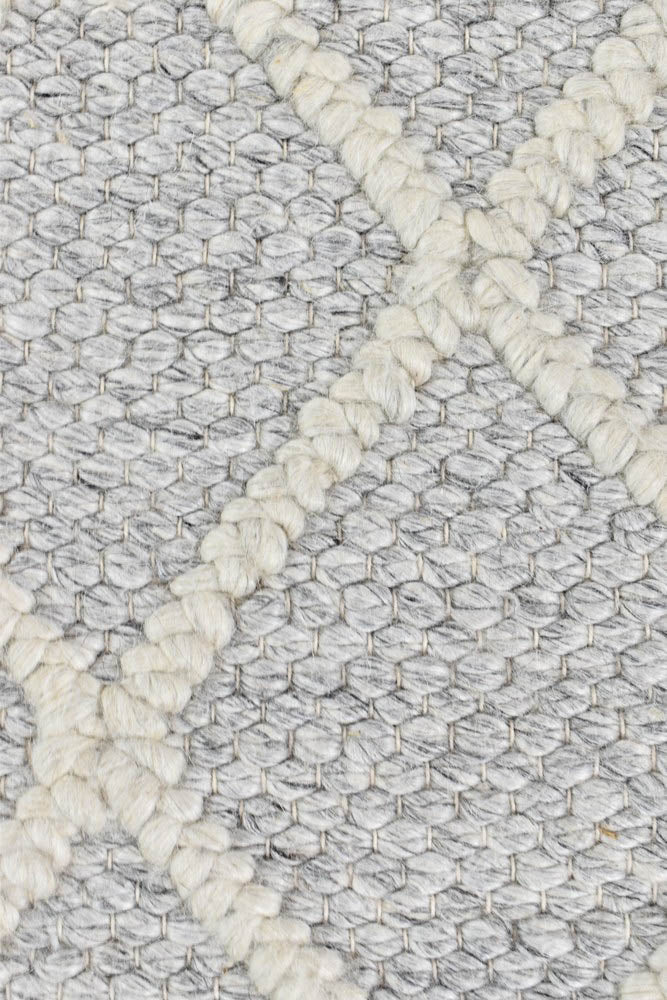 Grey Lyon Wool Rug - Timeless & Luxury