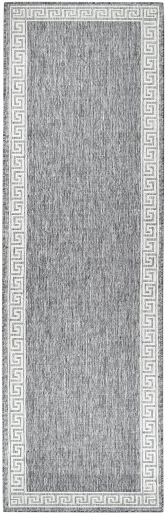 Alaska Light Grey Washable and Non - Slip Rug in Various Sizes