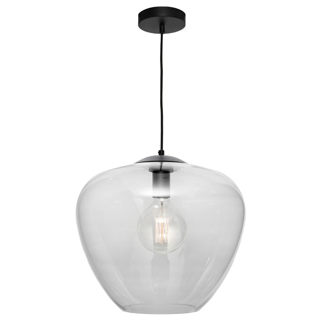 Helena 1Lt Clear Large Pendant Lamp for Elegant Lighting