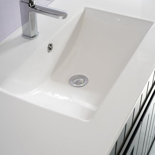 1500mm Acacia Shaker PVC Floor Vanity with Single/Double Bowl Option