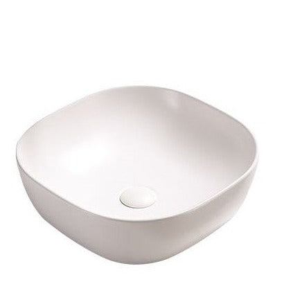Hot Deal: POSEIDON Square Matte White Ceramic Basin (370x115mm)
