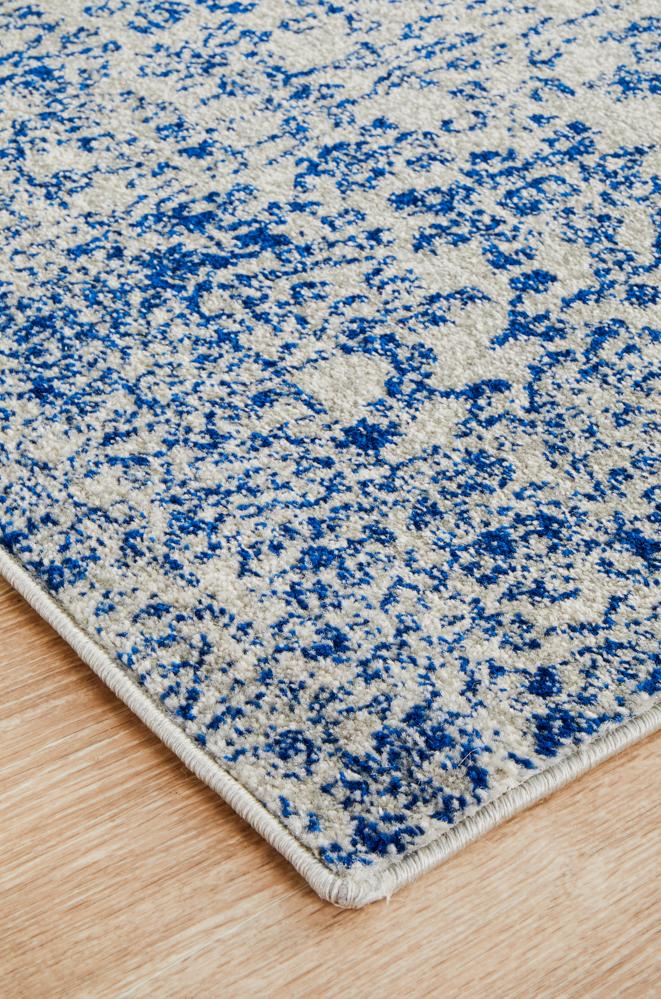 Hot! Evoke Frost Blue Transitional Area Rug