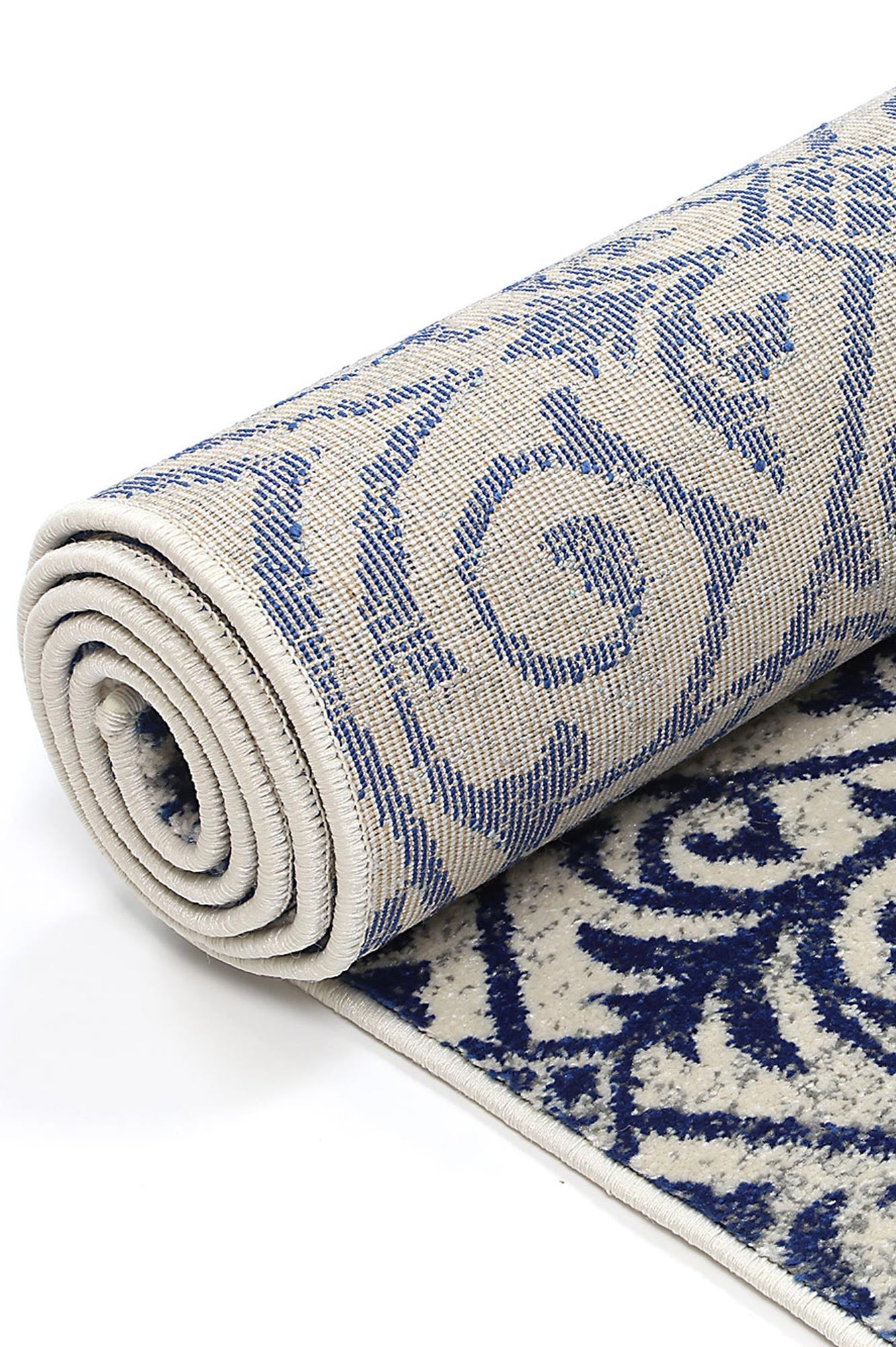 Hot! Exquisite Blue & Ivory Katherine Rug