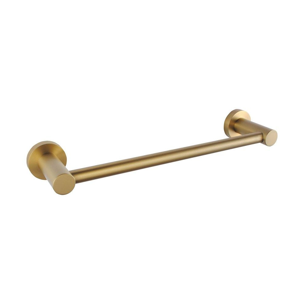 300mm Brushed Yellow Gold LUCID PIN Series Durable Towel Rail