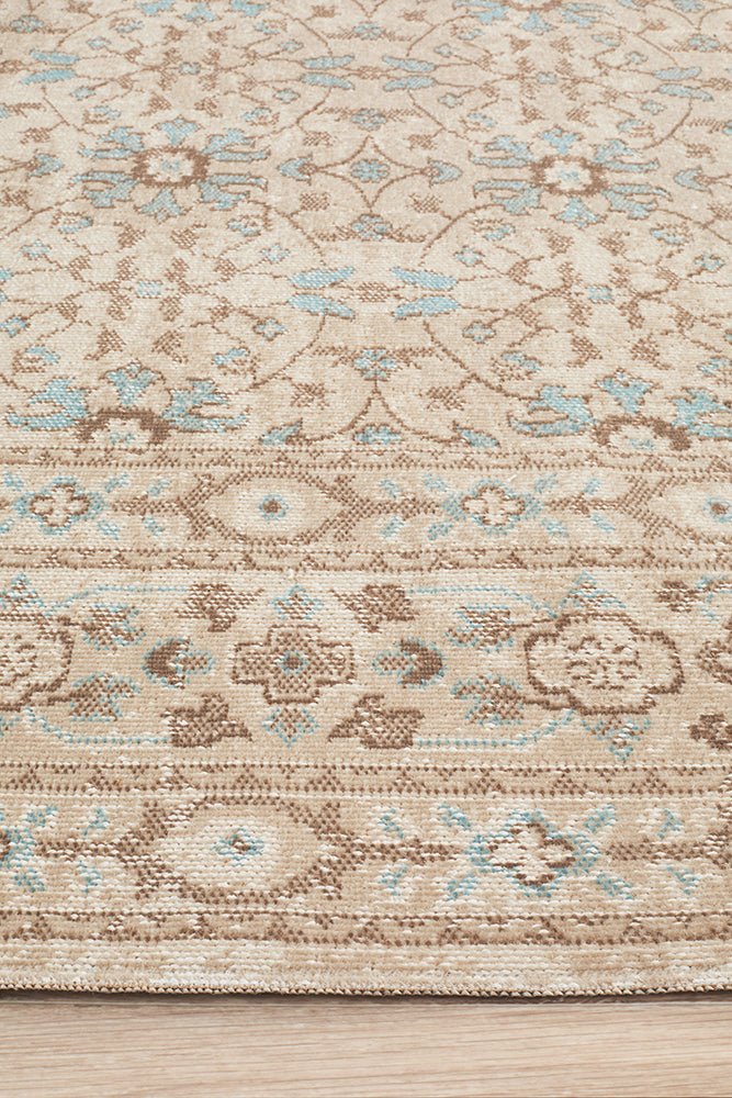 Exquisitely Washed Bone Eternal Whisper Rug for Modern Homes