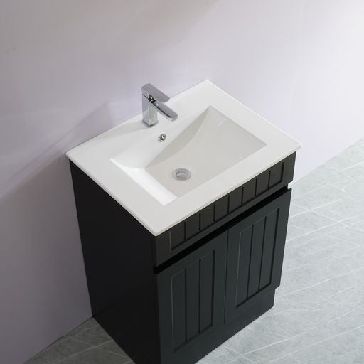 Acacia Shaker PVC Floor Vanity 600 - Premium Quality