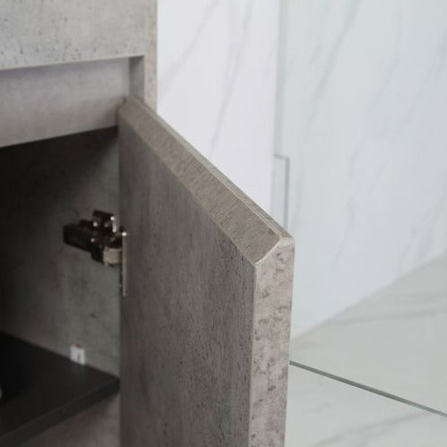Exclusive LOLA Freestanding Vanity in Stylish Grey - Available in All Sizes
