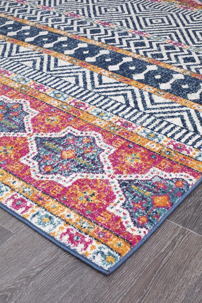 Oasis Sabrina Multi Tribal Power Loomed Polypropylene Rug - Great Selection for Your Home Decor