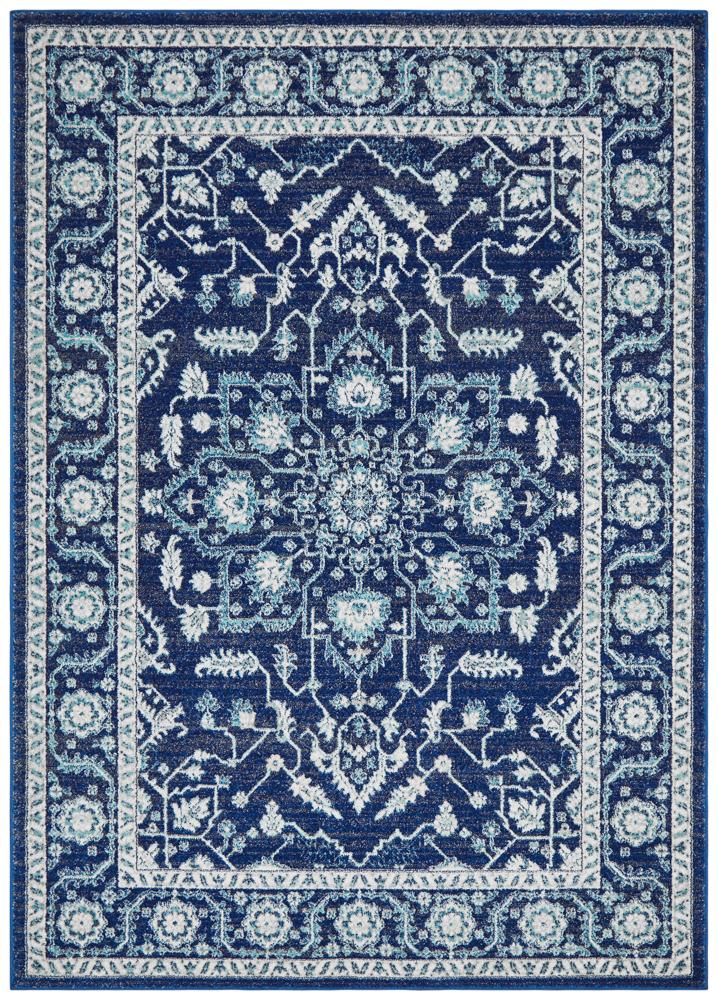 Hot Sale! Navy Transitional Evoke Release Rug with Artisan Quality