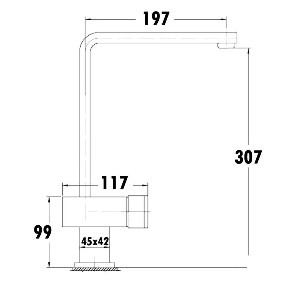 Hot Sale! Chrome Nova High - Rise Sink Mixer for Modern Kitchens