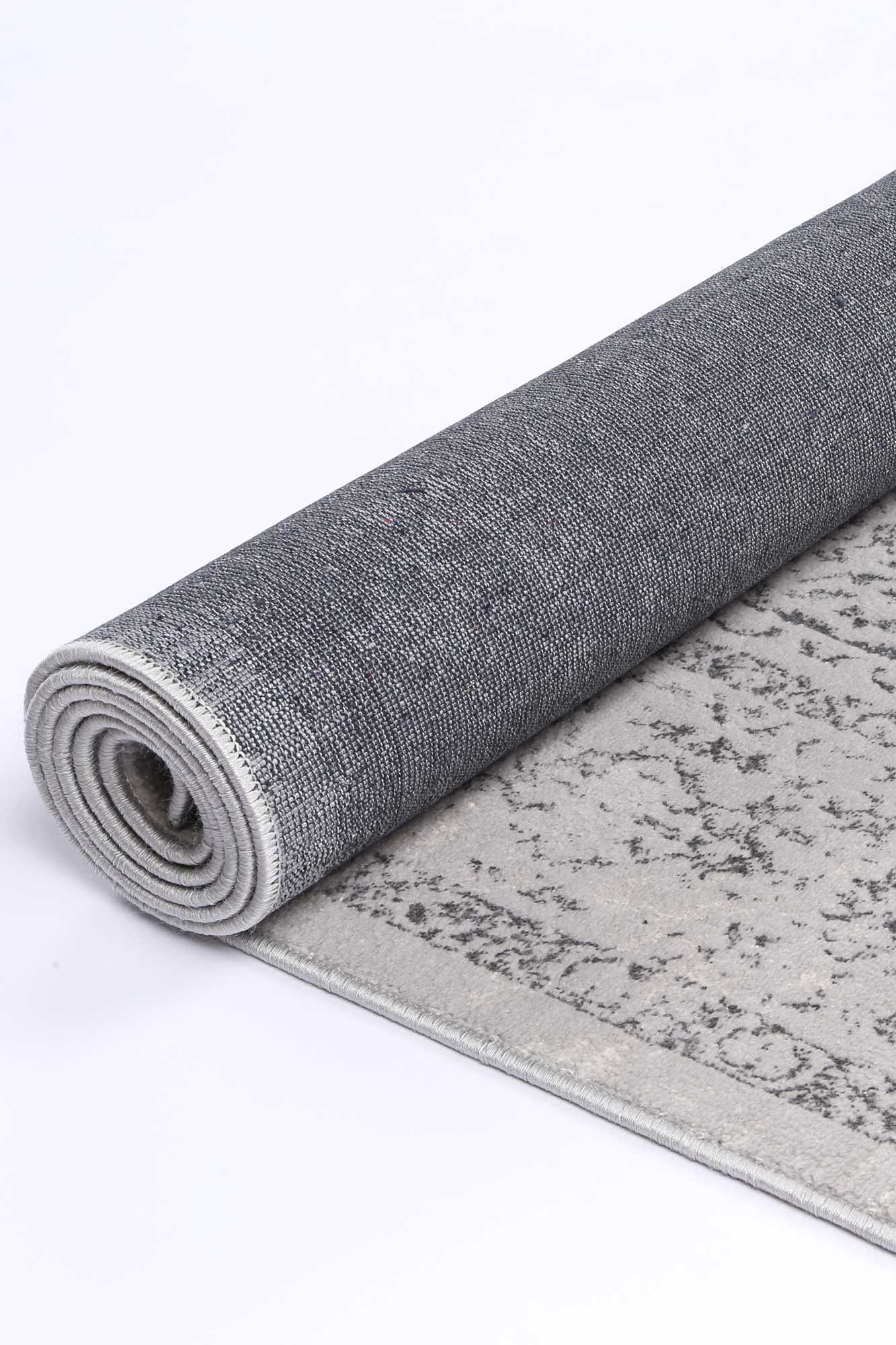 Malo Luna Traditional Cream & Grey Rug - Stylish and Durable