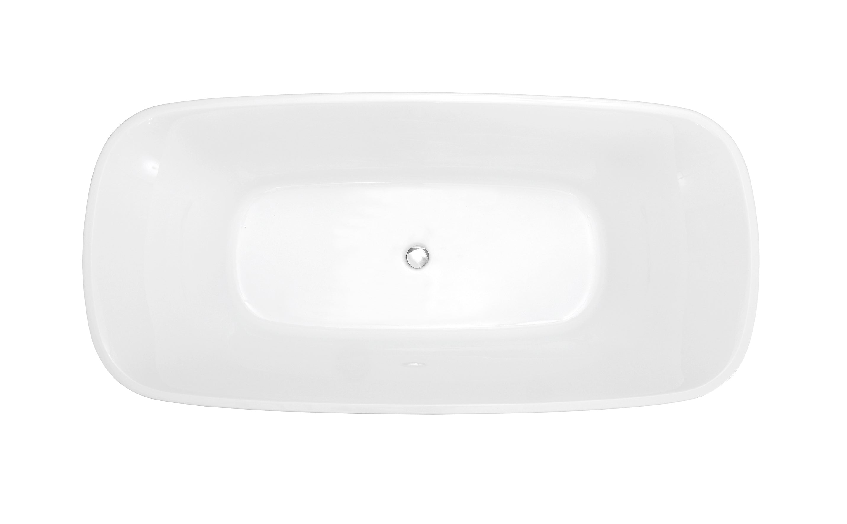 1700mm Gloss White Freestanding Libra Luxury Bathtub