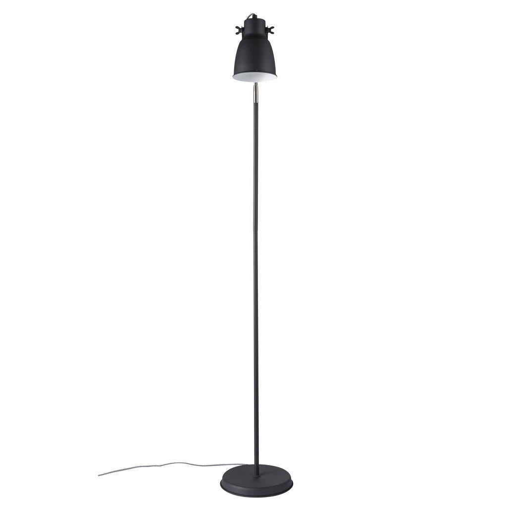 Adrian Industrial Floor Lamp in Anthracite Grey - Great Value for Your Space