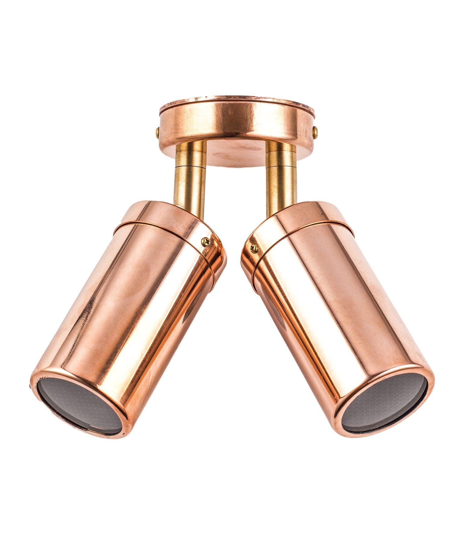 Hot Sale GU10 Lightweight Copper Exterior Wall Pillar Spot Lights IP54