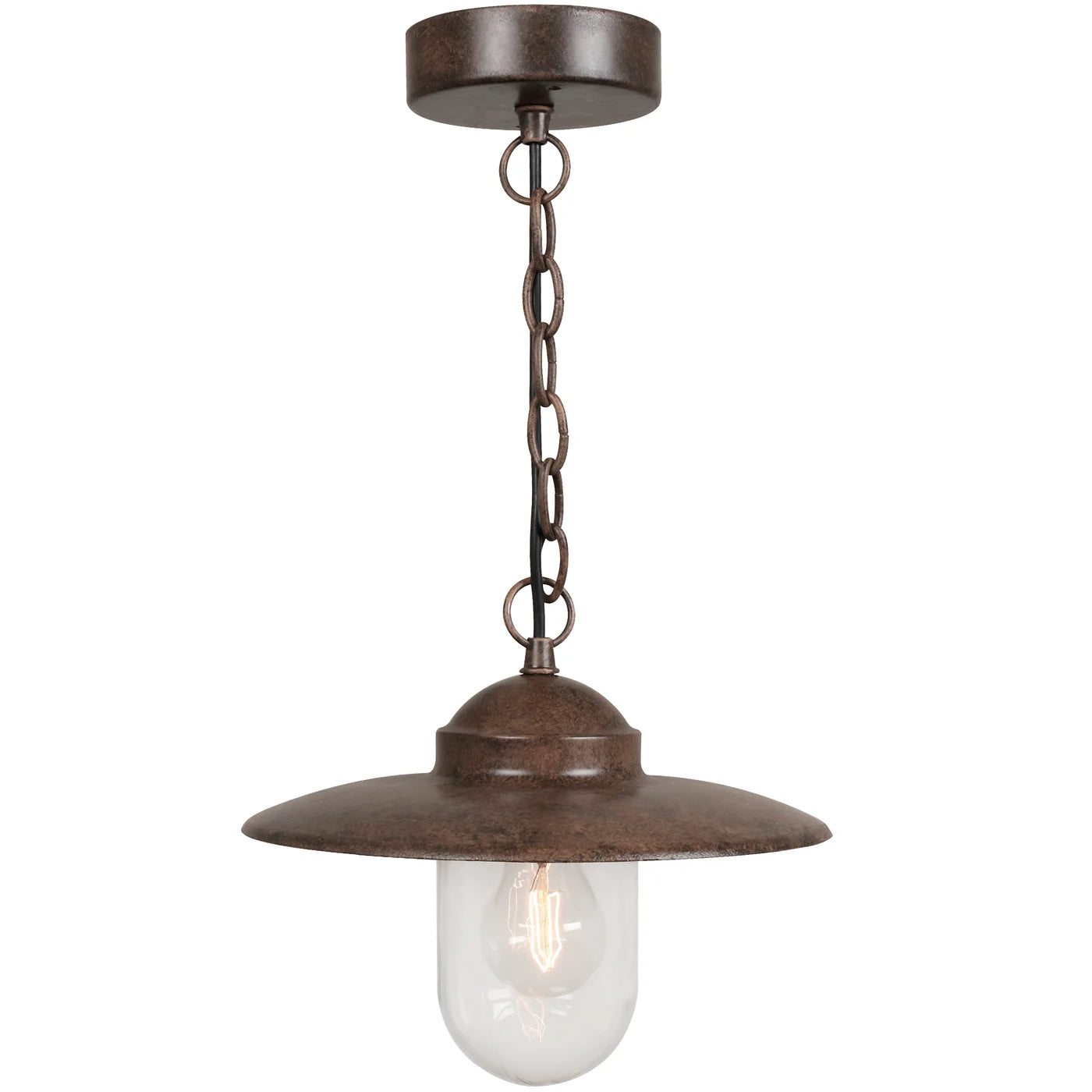 Nordlux Rusty Outdoor Pendant with Natural Brown Surface