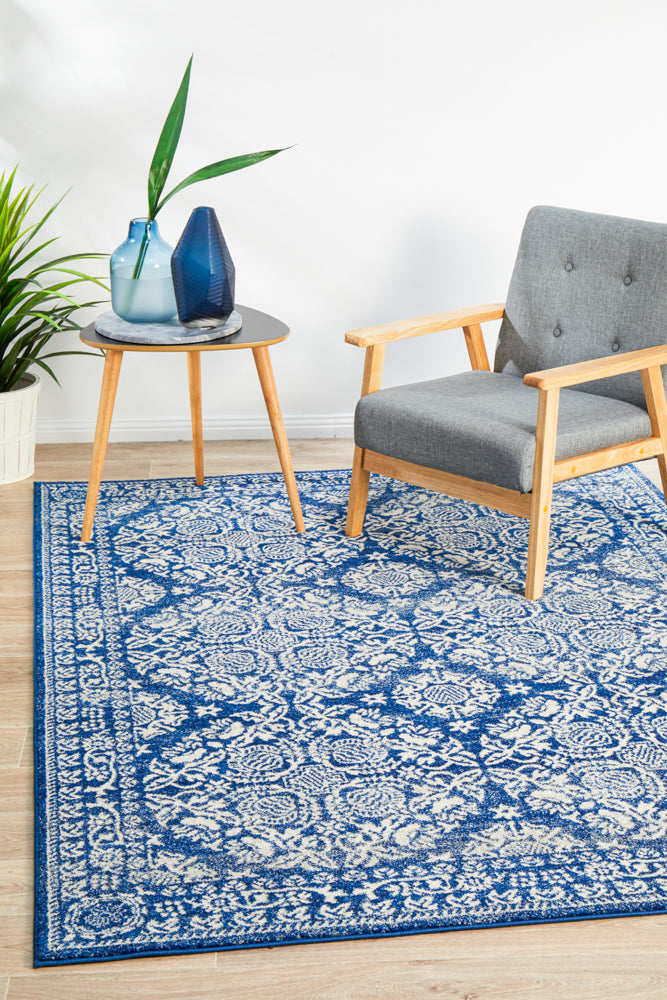 Stunning Transitional Navy Rug - Mirage Gwyneth, a Timeless Design!