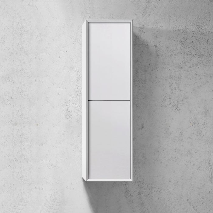 Noosa Wall - Hung Tall Boy in Stunning Matte White