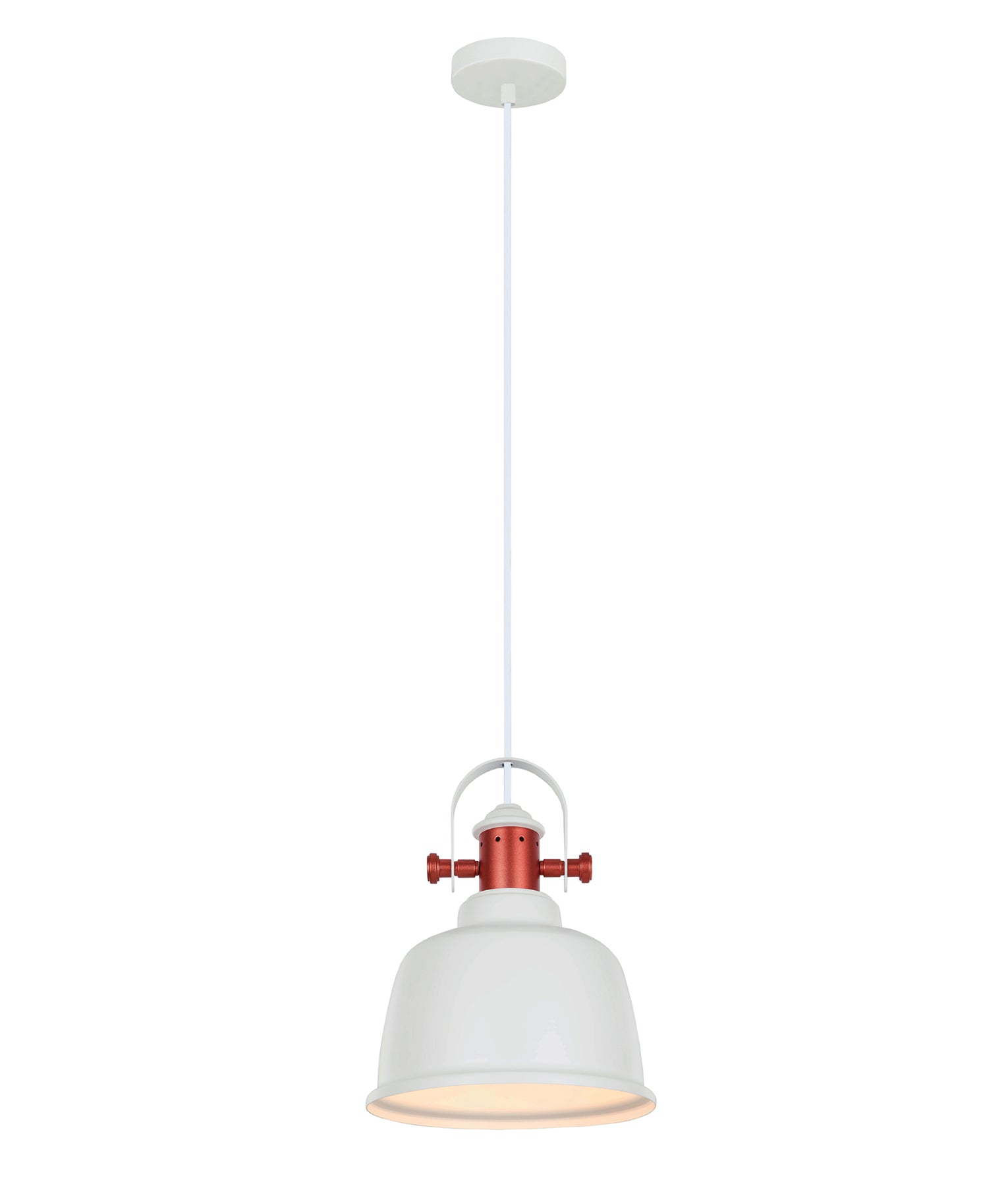 ALTA Industrial Pendant Lights with Bell Shape and Copper Highlights - Ideal for Interior Spaces