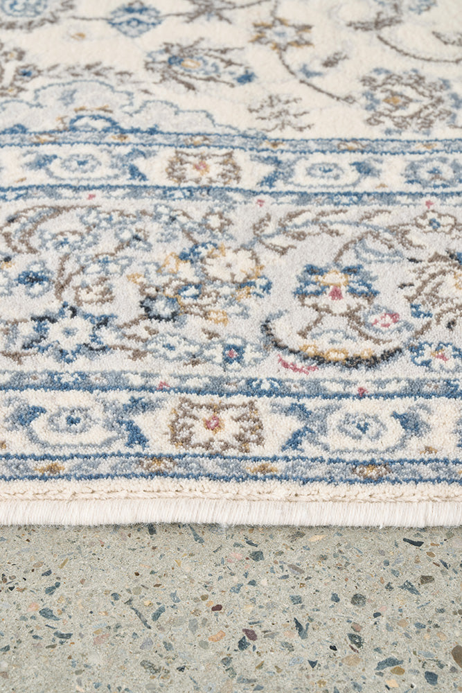 Hot Sale! Exquisite Ivory Melody Kashan Persian-Style Rug for Home Decor
