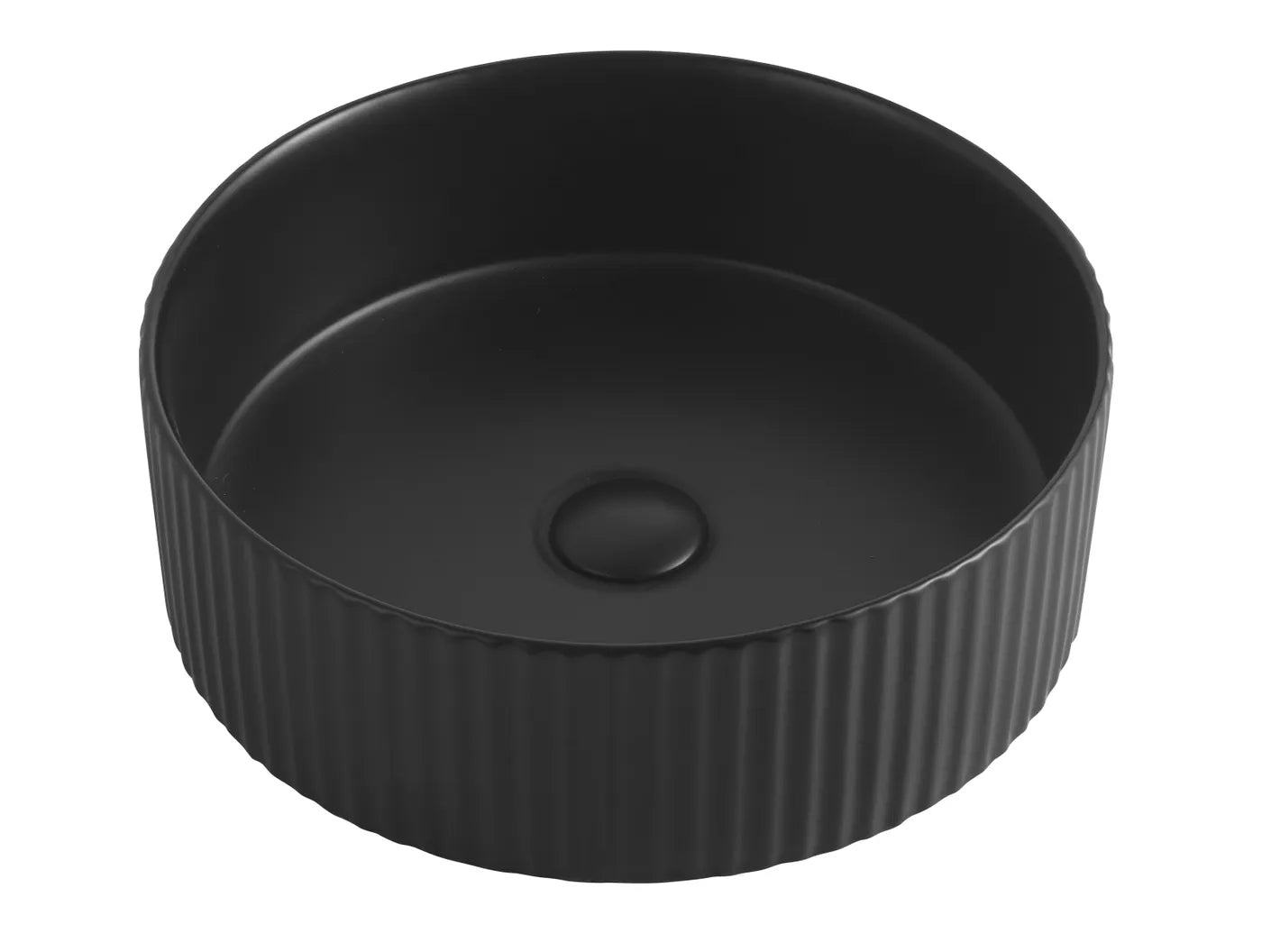 Hot Deal: MARLO Round Matte Black Basin (400x400x125)