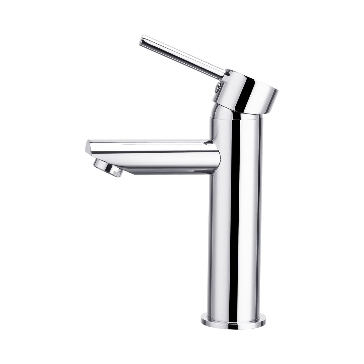 Hot Sale! LUCID PIN Series Round Chrome Tall Basin Mixer for Bathroom