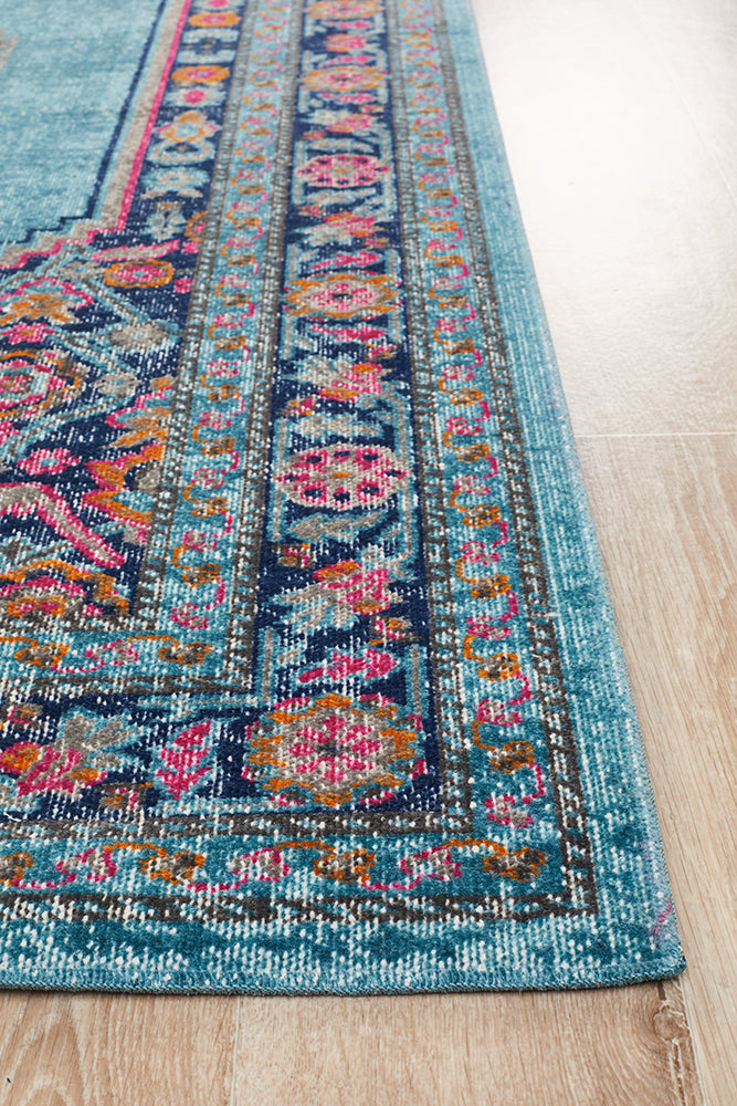 Discount! Stunning Eternal Whisper Diamond Blue Polypropylene Rug for Modern Homes
