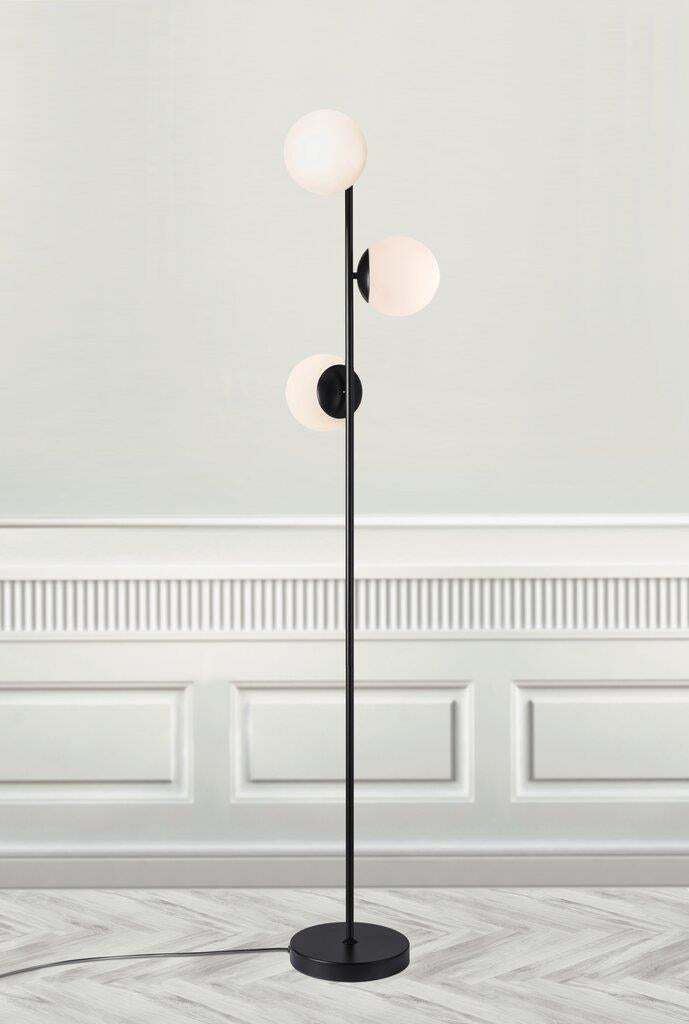 Stylish Black Lilly Floor Lamp - A Perfect Blend of Simplicity and Elegance for Your Home
