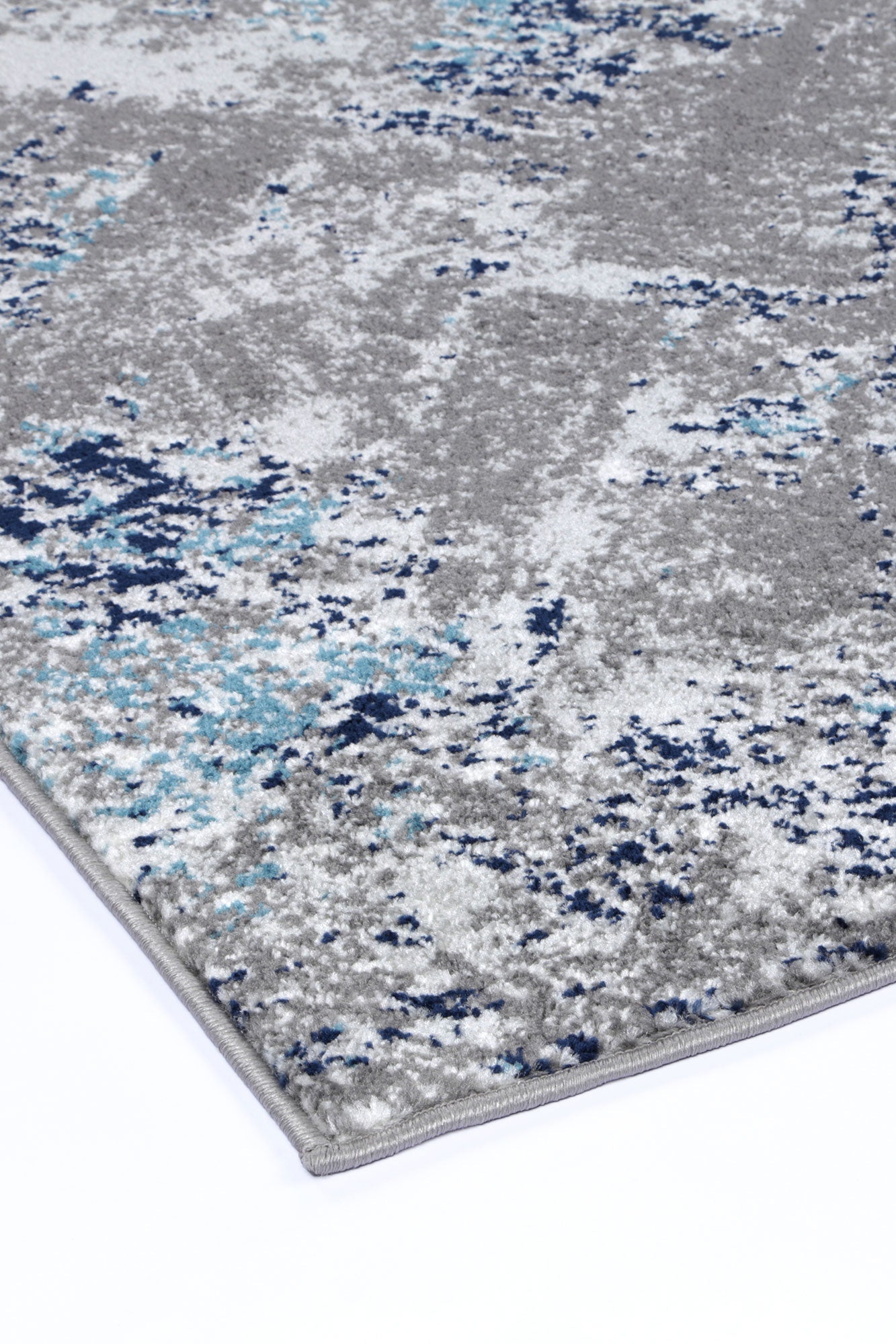 Trendy Grey Blue Ligures Rug - A Great Addition