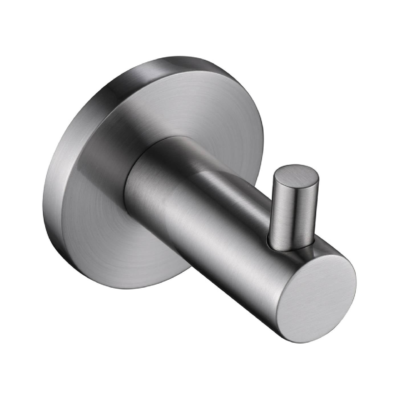 Brushed Nickel Mica Robe Hook - Durable & Stylish