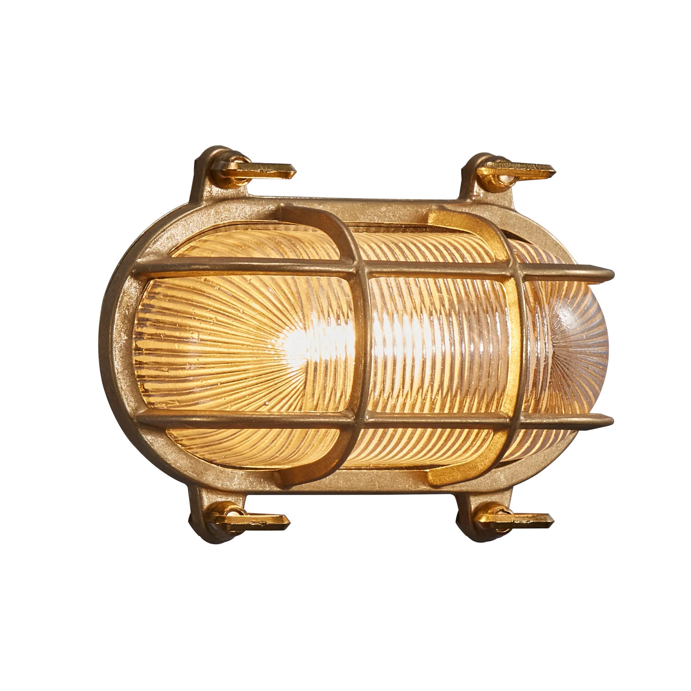 Nordlux Helford Brass Wall Light - Ideal for Outdoor Spaces