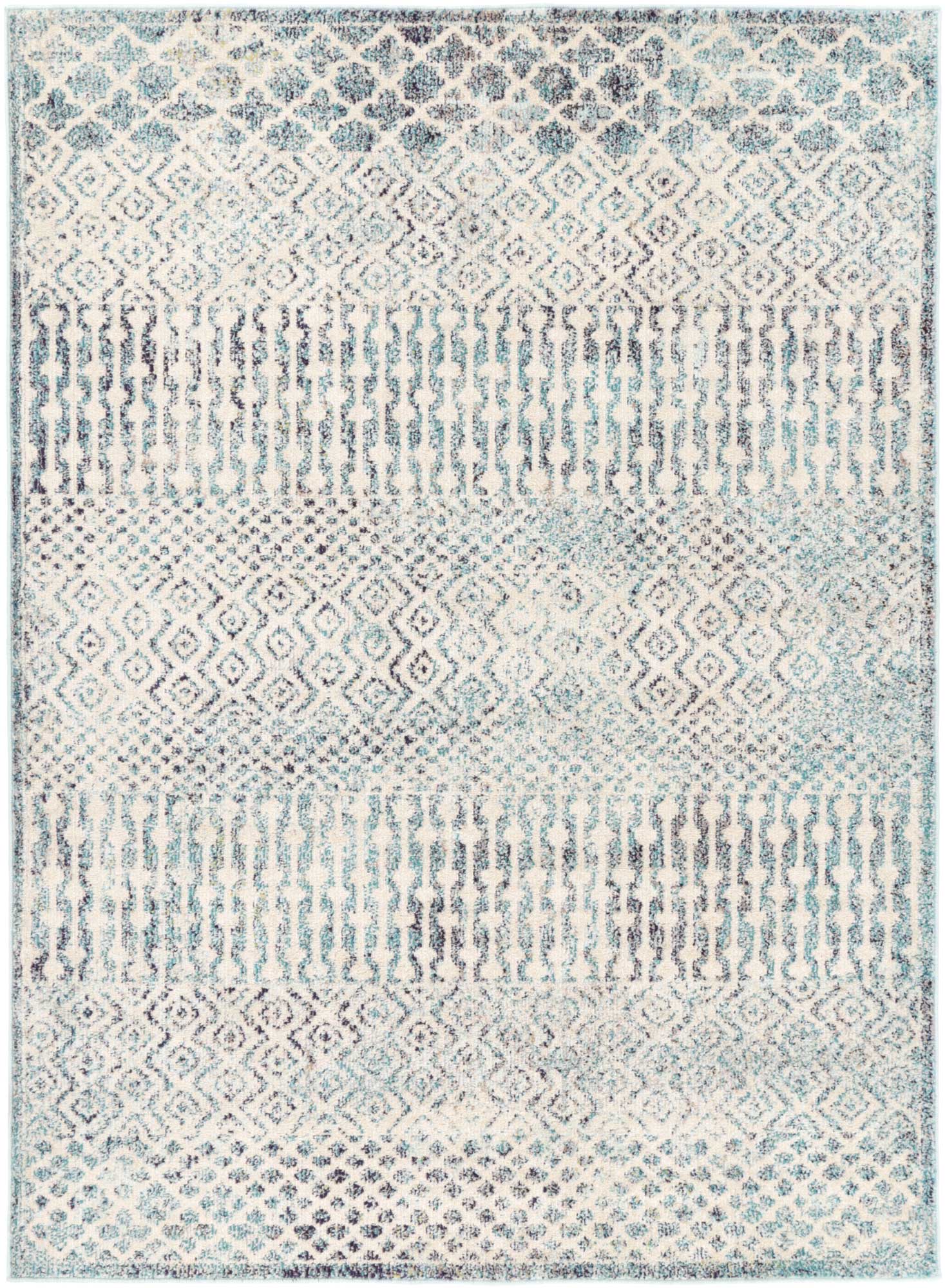 Exclusive Micah Multi - Colored Geometric Polypropylene Rug with Multiple Sizes