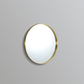 Yellow Gold Olivia Round Framed Mirrors in 600mm, 700mm & 800mm Sizes