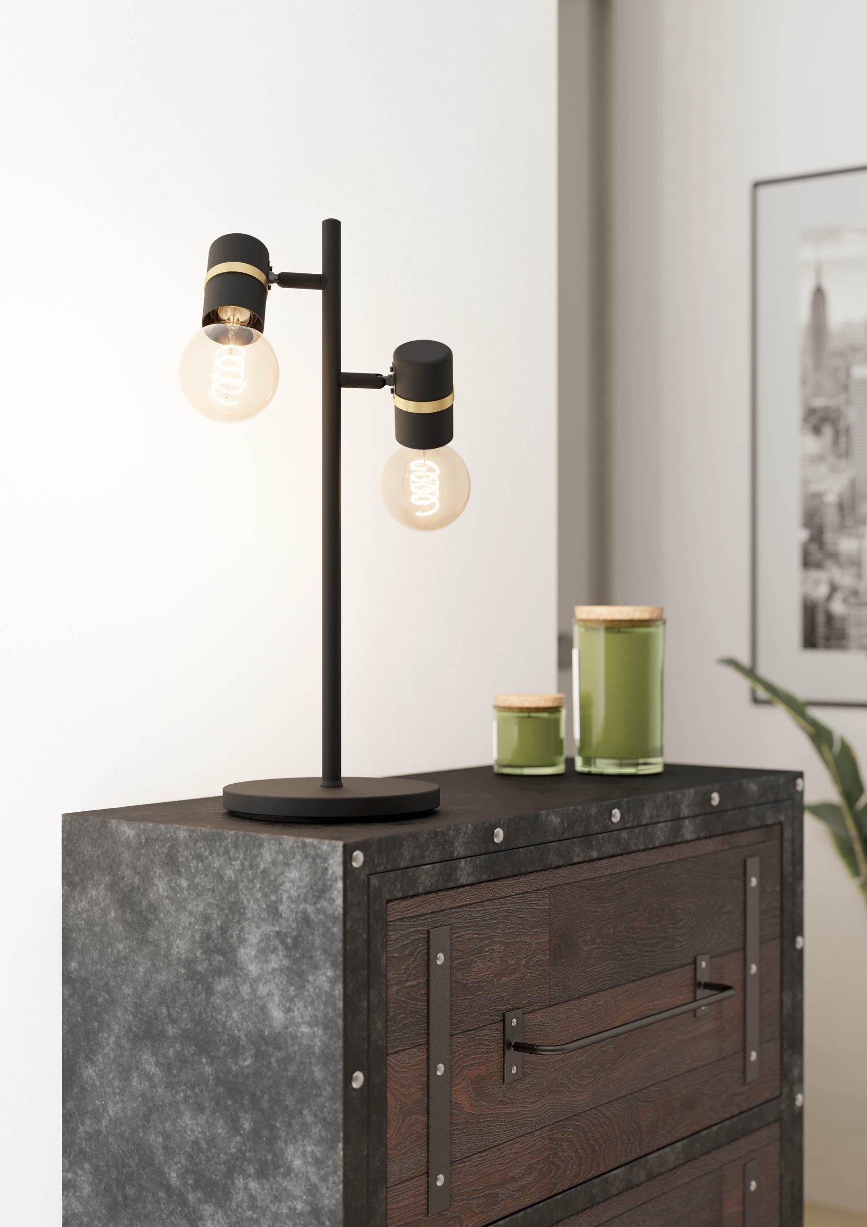 LURONE Classic Steel Table Lamp - Exclusive Offer