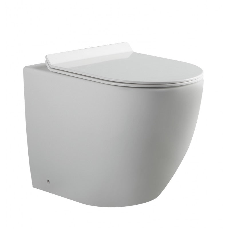 Hot Sale! Alexander-R Rimless Toilet with Nano Glaze Coating in Gloss White