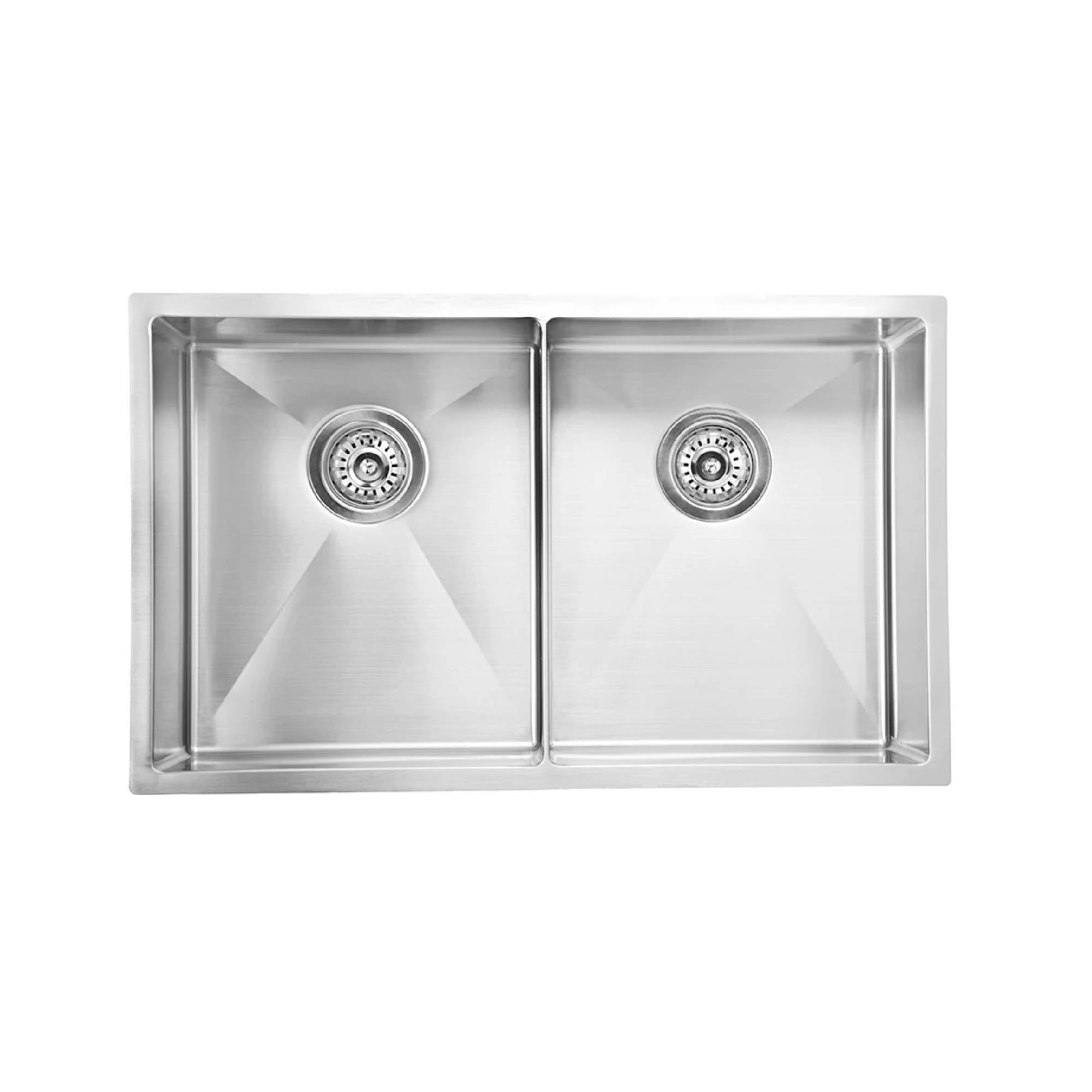 Luminare 880 x 440mm Double Bowl Kitchen and Laundry Sink