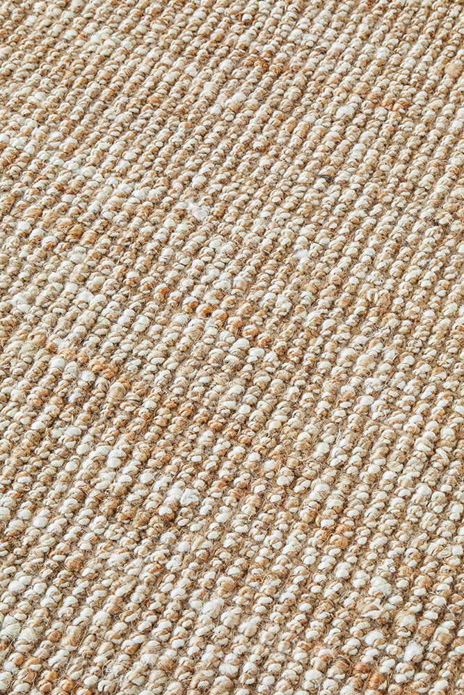 Exclusive Harlow Hunter Natural Hand - Woven Jute Rug for Coastal, Bohemian & Modern Homes